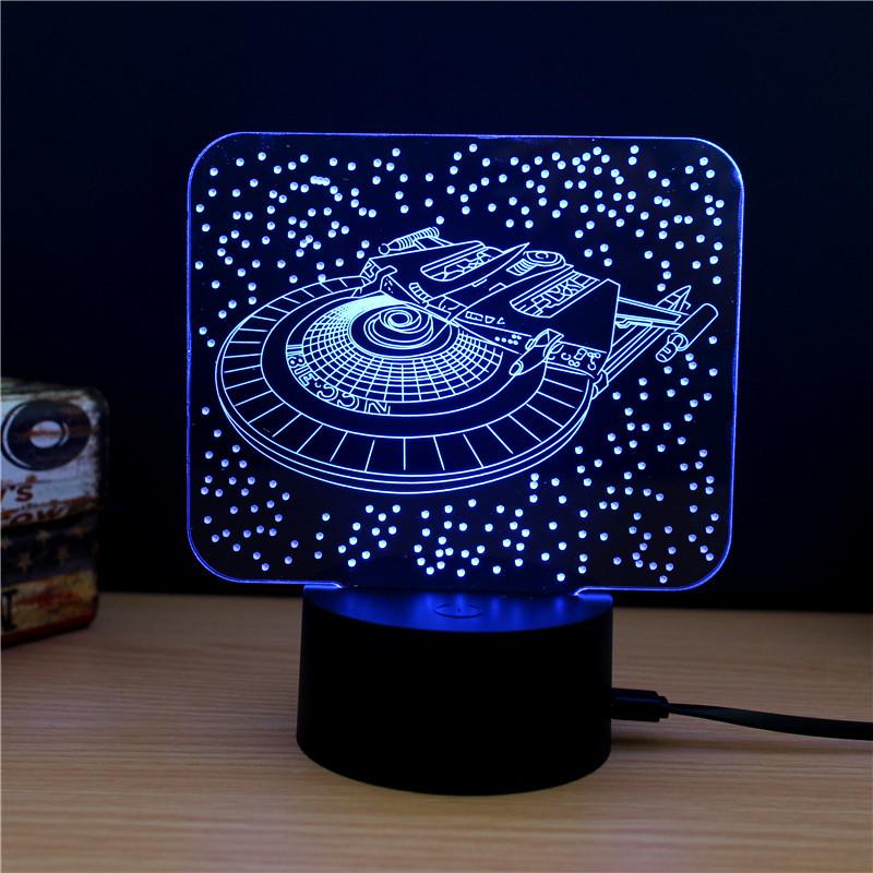 3d Night Element Light Led Lamp Bedroom Decoration Creativity Gift