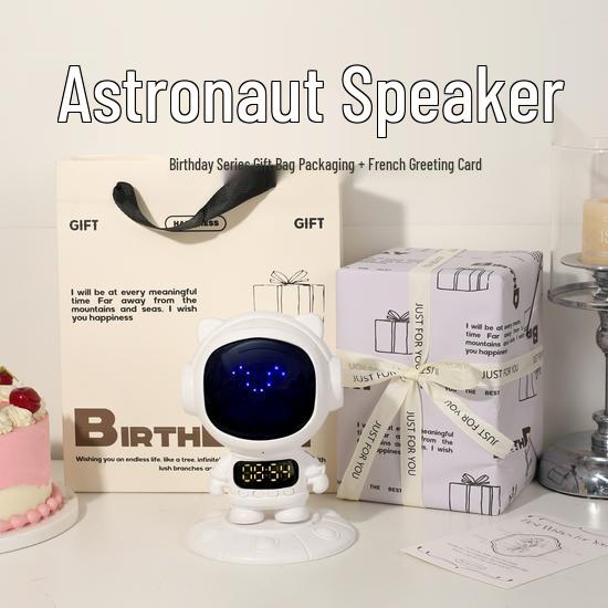 Bluetooth Astronaut Speaker - Kids' Birthday Gift for Boys Ages 5-10, Perfect for Middle Schoolers.