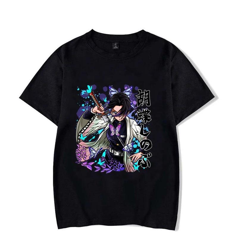 New Fun Takashou Shinobu Printed T-shirt Summer Anime Cute Pattern T-shirt Women's Casual Short-sleeved Loose Shirt