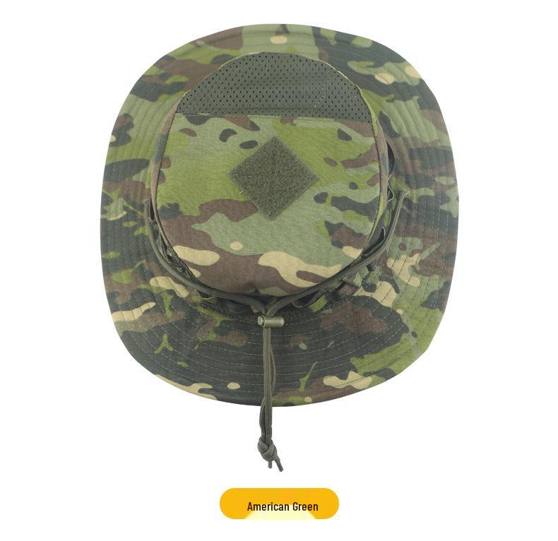 Breathable Camouflage Summer Bucket Hat - Military Tactical, Fisherman, and Hiking Sun Hat