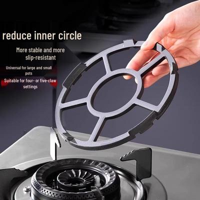 Cast Iron Non-slip Gas Stove Stand: Pot Holder & Cooktop Rack for Small Pots, Milk Pots, and Casseroles.