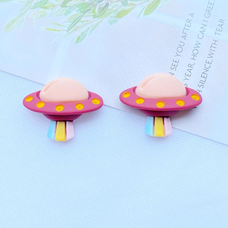 20Pcs Resin Lovely Hybrid Mini Space Series Flatback Cabochon Scrapbook Kawaii DIY Embellishments Accessories J96