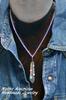 [STERLING SILVER 925] Feather Silver Necklace Pendant Chain AMTHANE-004