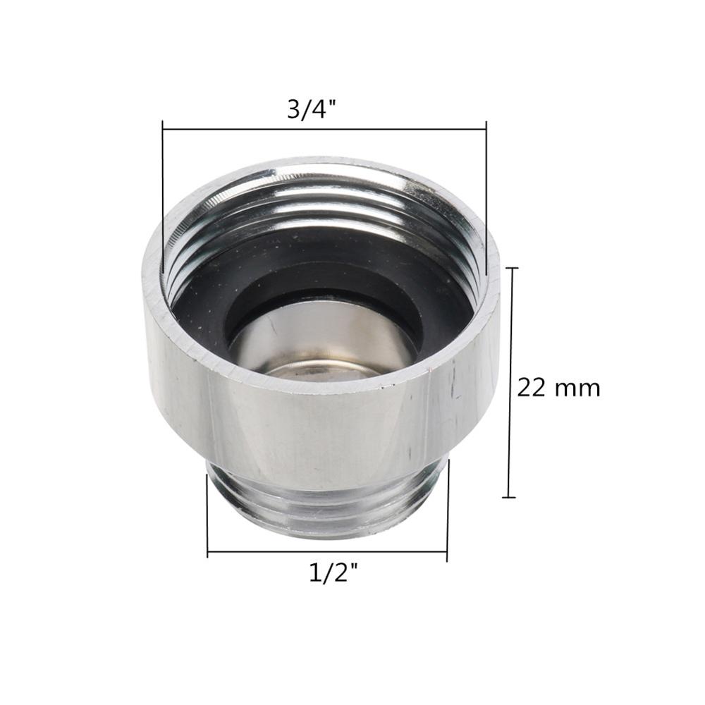 3/4 Female To 1/2 Male Brass Connector Water Gun Adapter Faucet Tap Accessories Washing Car Pipe Fittings