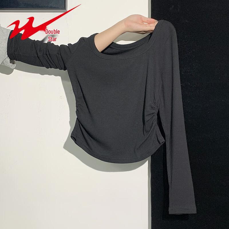 Shuangxing Women s Long-Sleeve Slimming Base Layer T-Shirt XL