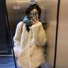 Women's Cozy Fleece Lambswool Coat - Autumn/Winter 2024 Petite Style, Thickened for Warmth
