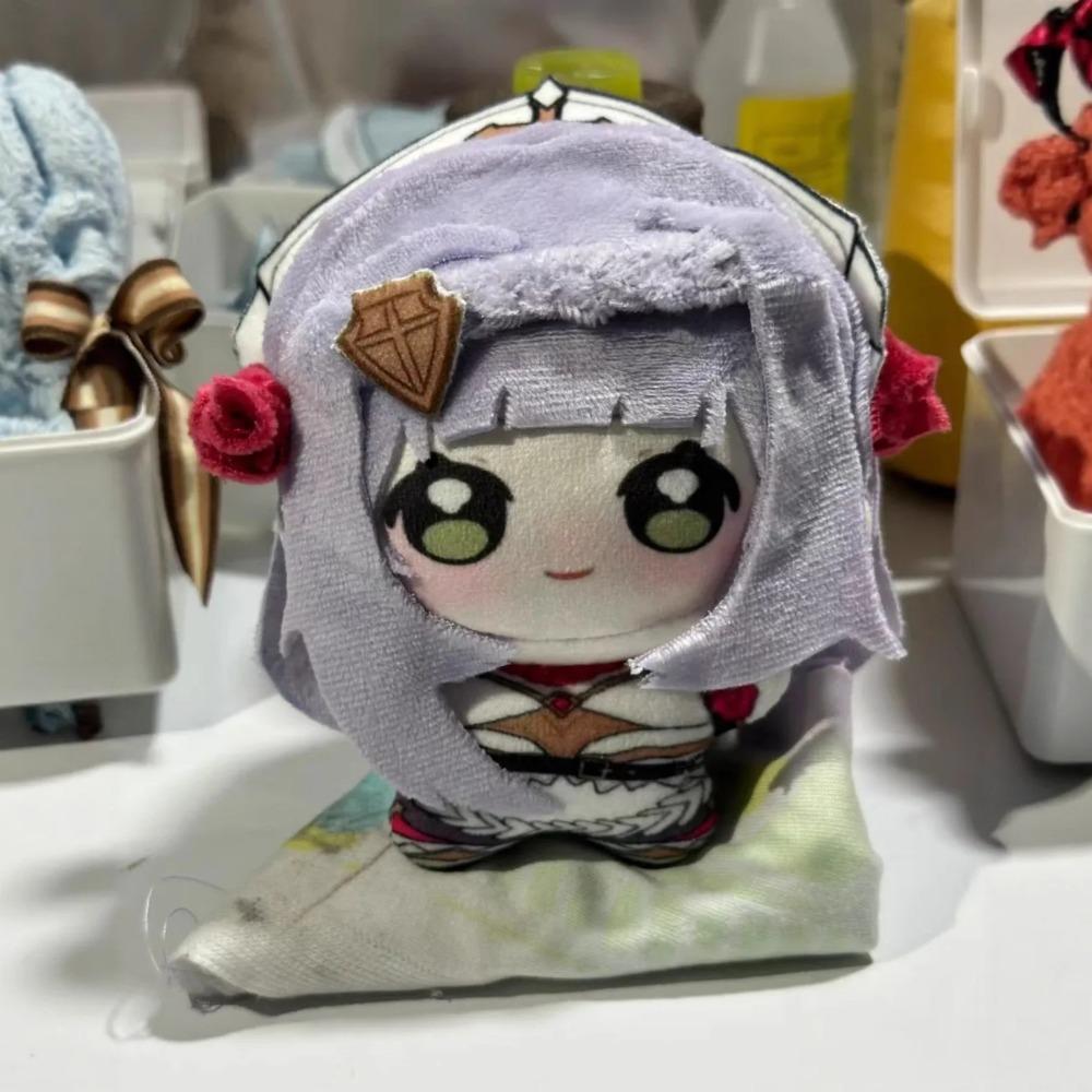 10cm Anime Genshin Impact Anaxagoras Mavuika Qiqi Shenhe Plushie Stuffed Plush Doll Toys Pendants Keychain Birthday Xmas Gift