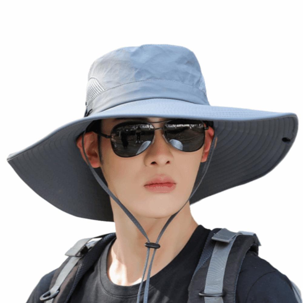 Foldable Large Brim Sun Hat Polyester UV Protection Hat Female Fisherman Hat  Fishing