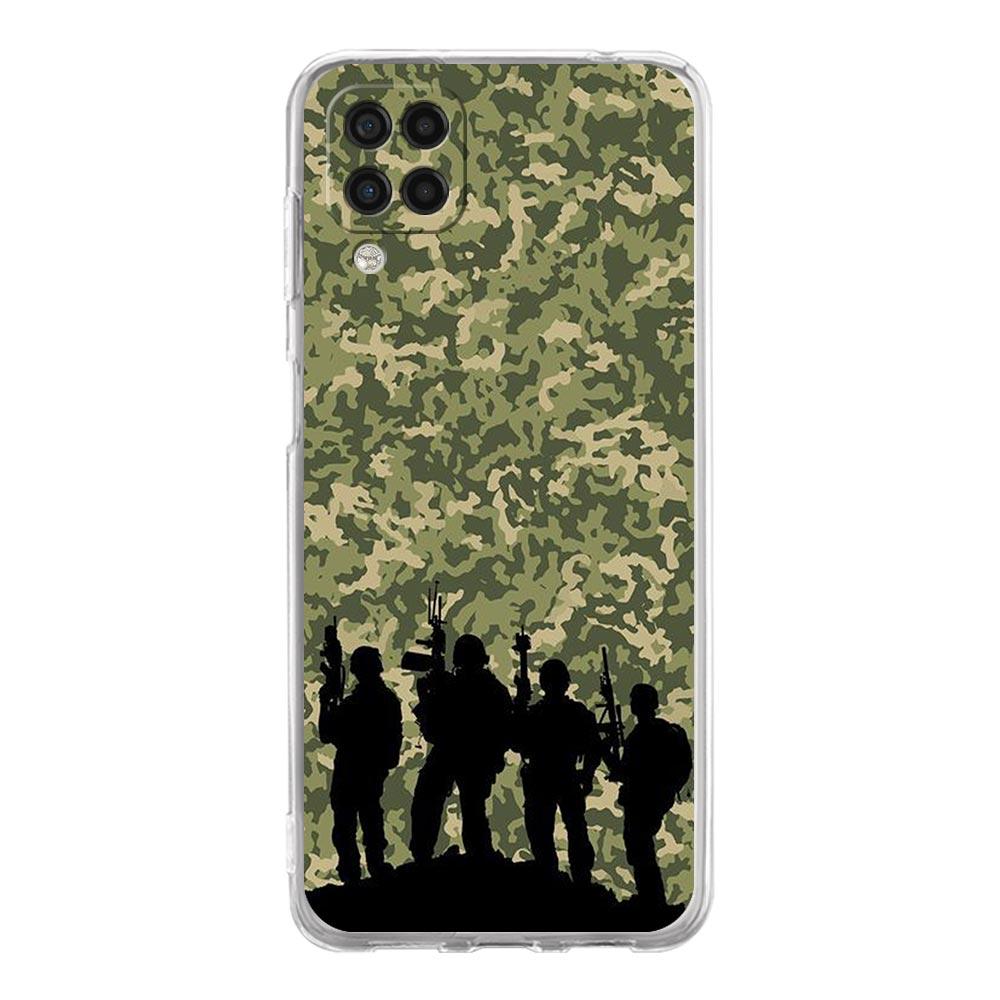 

Phone Case for Samsung A13 A15 A25 A35 A51 A55 A71 A21S A12 A31 A41 A23 A53 A73 5G A03S A05s Cover Camouflage Camo Military Army Samsung A01