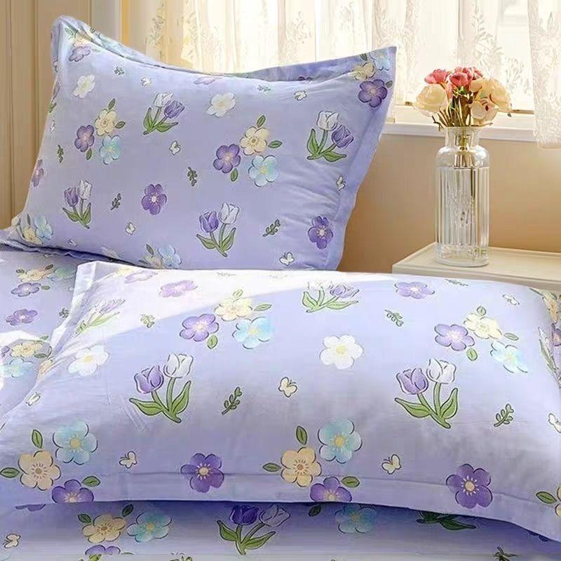 Weicher und atmungsaktiver, vergrößerter, sandgewaschener Kissenbezug 48 x 78 cm für Erwachsene Pair of Pillowcases gray