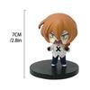 7cm New Bungo Stray Dogs Dazai Osamu Figure Japanese Cartoon Figurines Collection Cute Toys Entertaining Play Safe Fun Kid Friendly 2