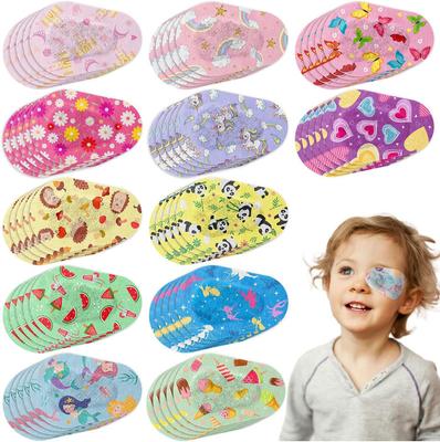 Cute Cartoon Full Coverage Amblyopia Eye Patch for Strabismus Correction and Training