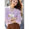 Mokana Women's Soft Knit V-Neck Sweater MKNJD3788
