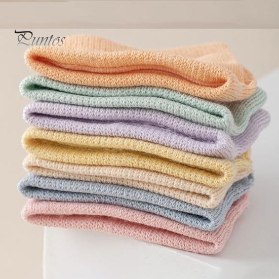 Solid Color Foot Covers Women Flip-Flop Socks, Cotton Open Toe Half Flip Flop Socks Thongs Liner for Flops Clogs Slides Seamless Fit