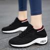 Women Knitted Mesh Sneakers Fashion Socks Shoes Air-cushion Platform Shoes Ladies Breathable Walking Traveling Shoes