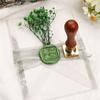 Plant Themed Seal Stamp Head Antique Embossed Sealing Stamp Head for Seal Envelope Invitation Decoration Scrapbooking