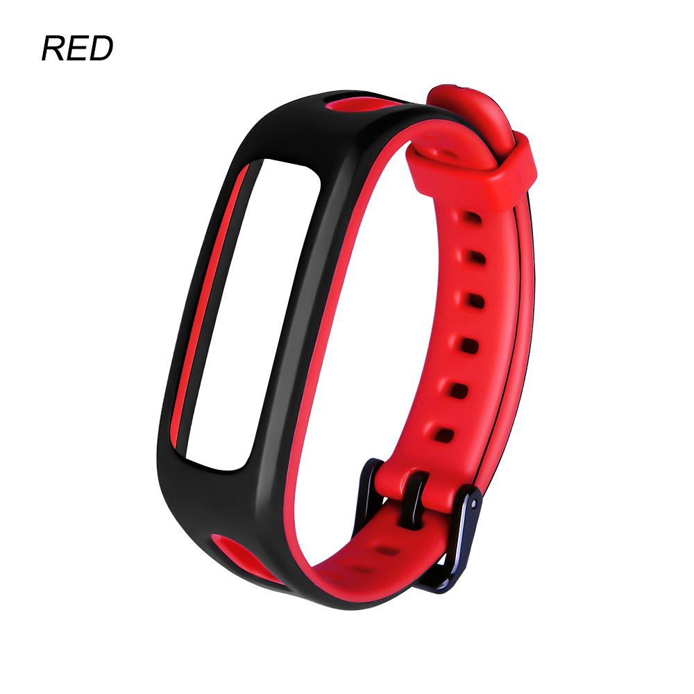 Dual Color Colorful Replacement Wrist Watchband Soft Silicone Strap Watch Band Wristband