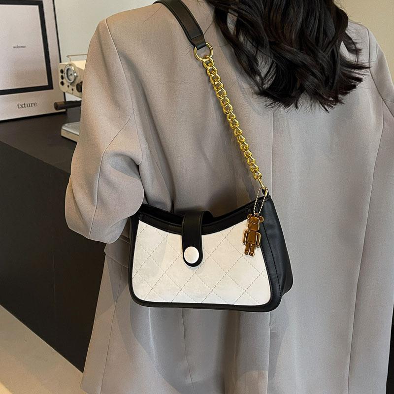 Underarm bag women's 2025 new autumn fashion retro handbag high texture niche versatile shoulder messenger bag
