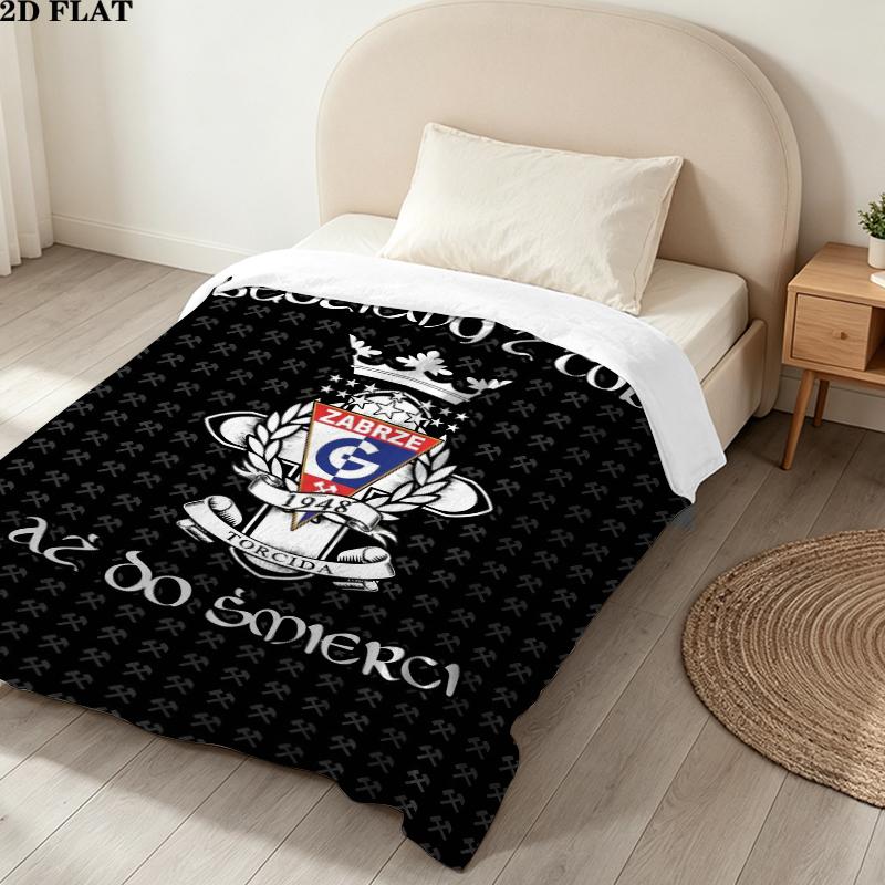 Grnik Zabrze Print Flannel Blanket, High quality Comfortable for All Seasons, Home Decor, Warmth and Comfort, Perfect for Christmas Gifts