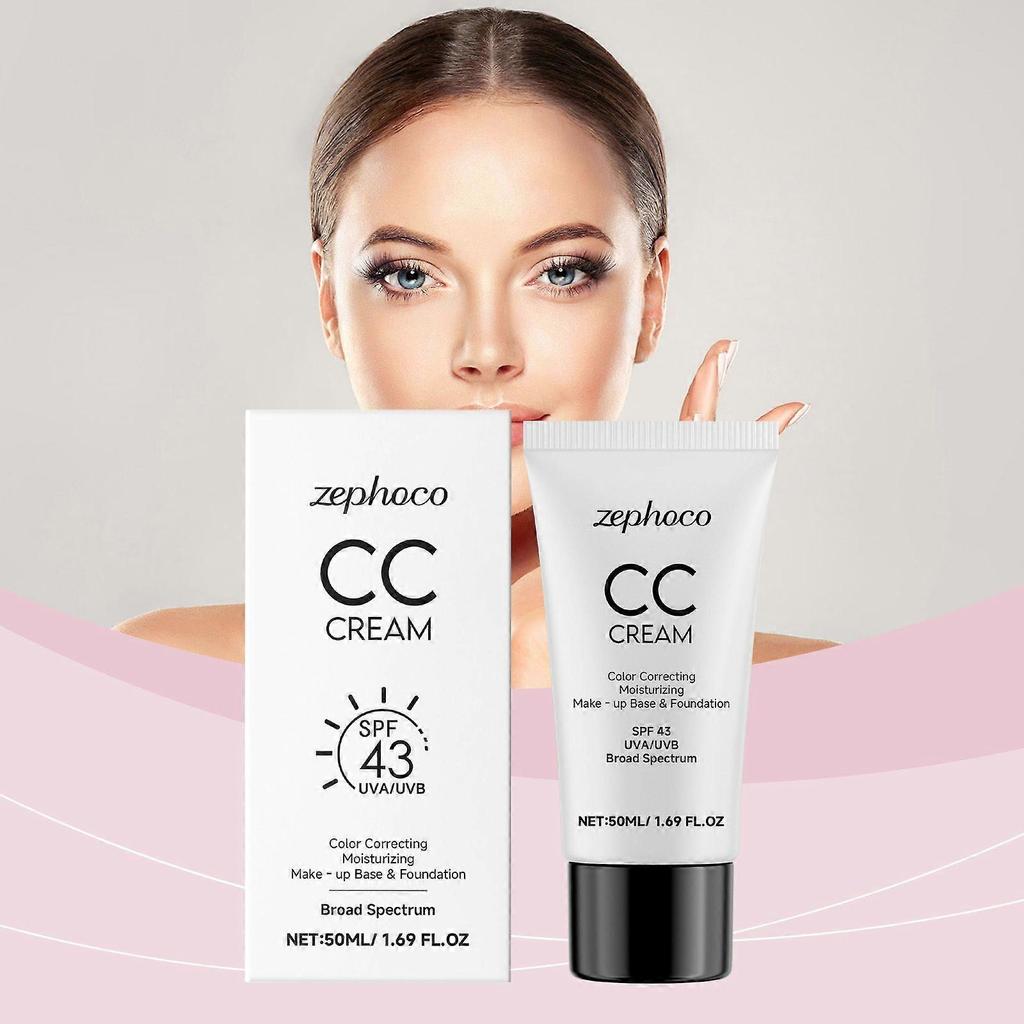 Zephoco Protective Moisturizing Foundation Liquid, Light, Moisturizing, Brightening, Refreshing, Hydrating, Long-Lasting And Non-Fading Foundation Liq