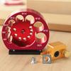 Dowel Jig Dowel Maker Jig 8 Holes Adjustable Dowel Maker Jig Kits with Metal Blade Electric Drill Milling Woodworking