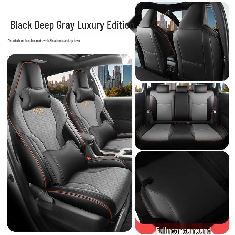 Universal All-Season Leather Seat Covers for 2026 Toyota RAV4