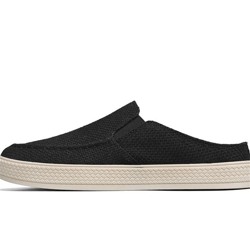 Summer Casual Half Slip On Men's Cloth Shoes Comfortable Lightweight Stylish Footwear For Everyday Use
