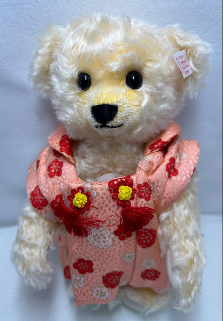 

[USED] Steiff HINA Teddy Bear with Battledore