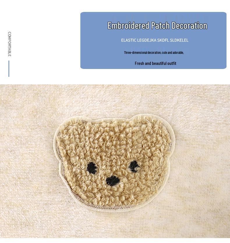 Children's Wool-Silk Koala Fleece Base Layer with Half-High Collar 