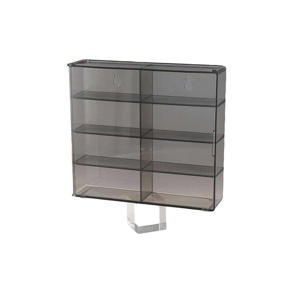 8 Raster 1:64 Automodell-Displaybox, Spielzeugauto-Modell-Displayständer, Aufbewahrungsbox, Domeka-Modell, staubdichte Box, transparente ABS-Displaybox