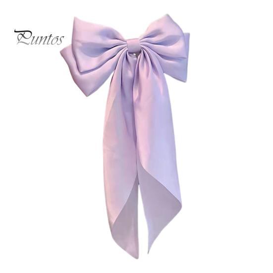 

Большая шпилька с двойным бантом, однотонная, гладкая, атласная, для девочек, весенняя заколка для волос, аксессуары для волос в стиле осень-зима фиолетовый