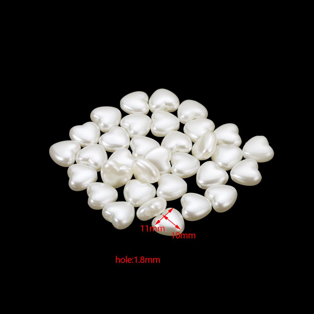 20 stuks/partij Acryl Bloemvormig Imitatie Parelkralen Bedeltjes Kralen Ketting Armband Decoratie Voor Doe-het-zelf Sieraden Maken Onderdelen