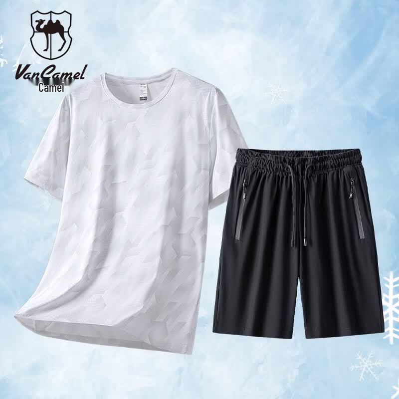 VANCAMEL Men s Quick-Dry Summer Sportswear Set 4XL