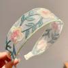 Chinese Ethnic Style Exquisite Embroidered Wing Accessorieide Edge Headband Shattered Bangs Hair Clip Sweet Elegant Style Matchs