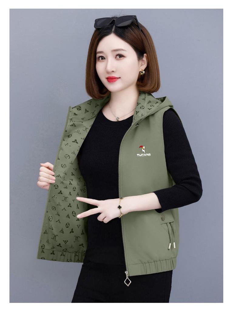 Woodpecker Women's Fashionable Sleeveless Vest - Spring/Autumn 2024 Collection
