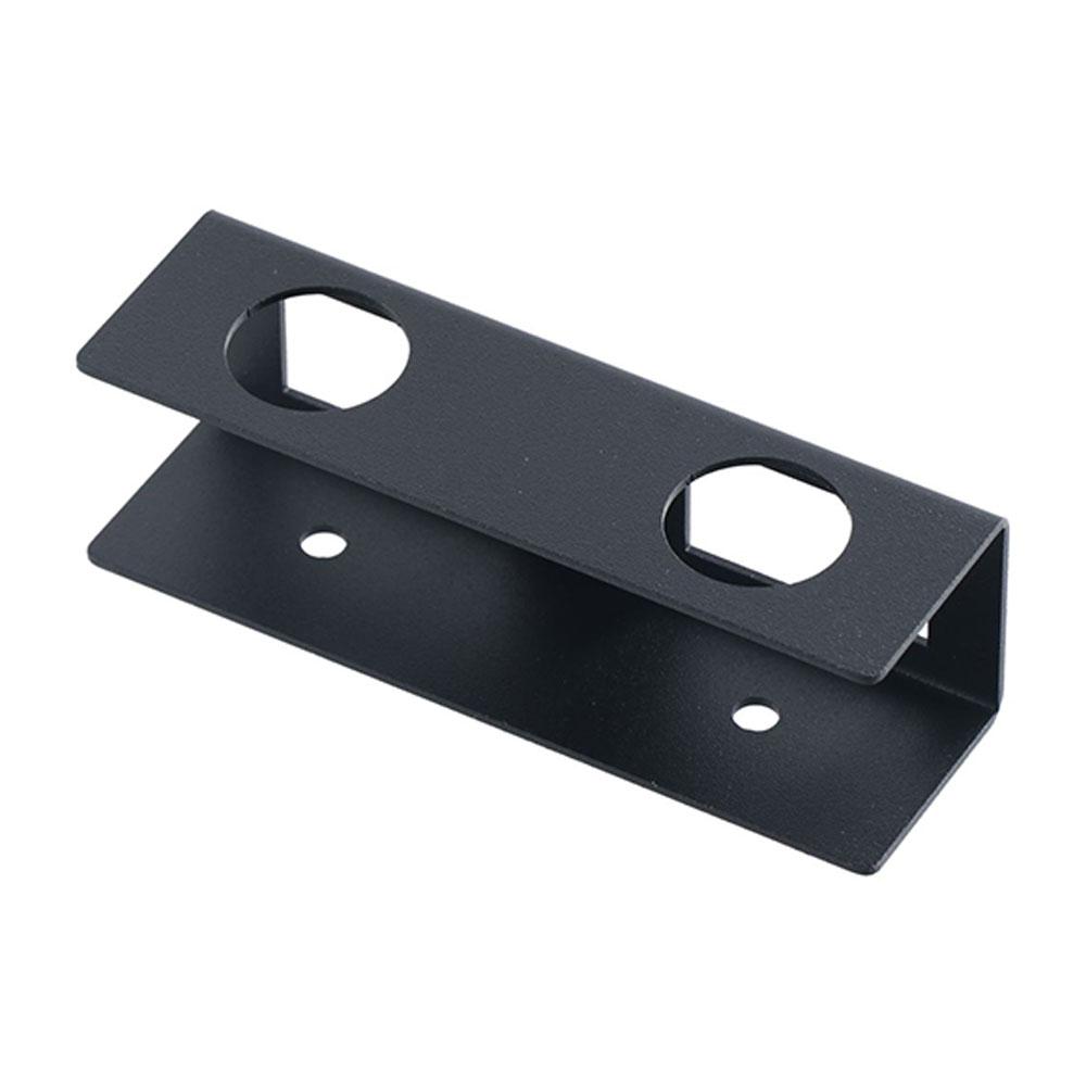 Heat Dissipation Laptop Mount Bracket Under Desk Black Laptop Storage Stand Under Table Laptop Holder Keyboard Storage Laptop