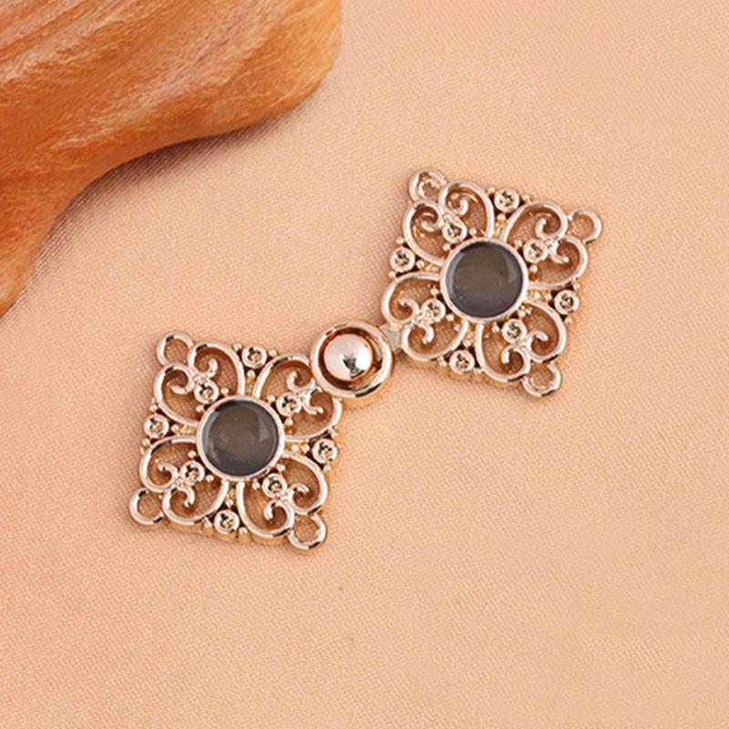 1Pc Scarf Clasp DIY Jeans Waist Button Sewing Hanfu Buckle Reduce Waist Chinese Knot Buttons Retro Women Fashion