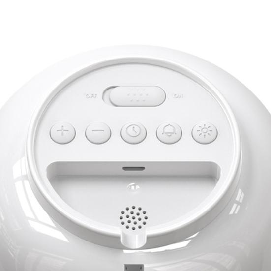 Digital Alarm Clock Clocks USB Powered Cats Teacup ABS Easy to Read LED Night Light for Desk