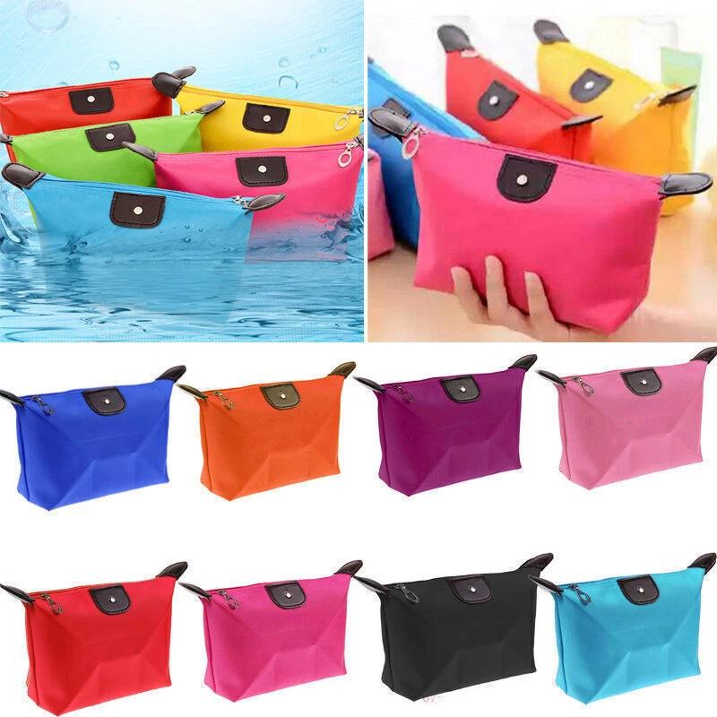 1PC Cosmetic Bag Portable Travel Storage Bags Multi-functional Colorful Small For Women Waterproof Waterproof Makeup Tote Bags
