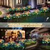 Solar Firework Fairy Lights 240-400 LED Outdoor Garden Decoration 8 Flashing Modes Lawn Pathway Lights Patio Party Wedding