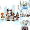 One Piece 6pcsset Figures Monkey D Luffy Zoro Chopper Miniatures Pvc Toys Gift