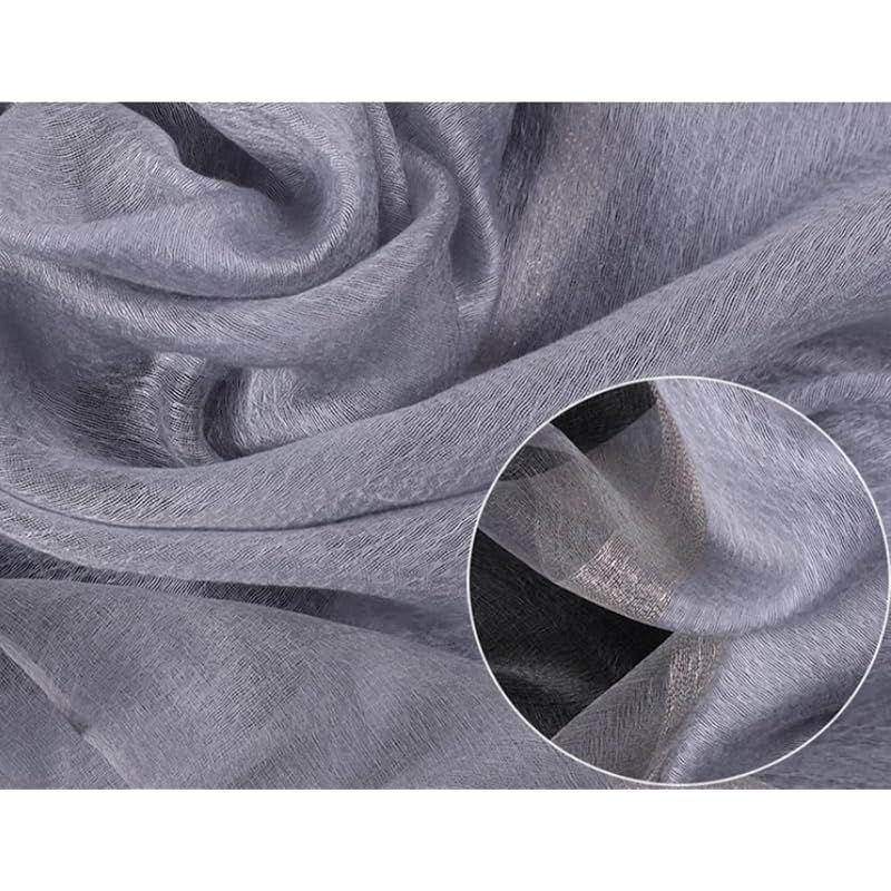 Used [Wdlife] Women's Stole Large Size Thin UV Cut All-Season Silk Touch Shawl Soft Elegant Gorgeous for Weddings Parties Events Air Conditioning
