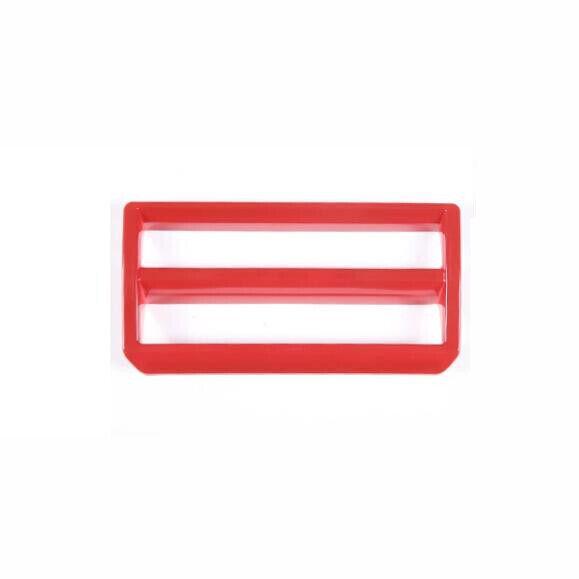 Red Headlight Switch Button Frame Trim For Toyota Tundra -2024
