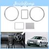 Speedometer Dial Dashboard Rings Gauge Trim For Golf Mkiv 19972003 Speedometer Bezel Trim Automotive Interior Accessory