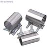 {Summer2} 1Pcs Resilient Steel Pipe Clamp, 40/45/50/53/55/57/60/63mm, Stainless Universal Exhaust Pipe Connection Hoop for Cars