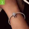 S925 Silver Dream Catcher Beaded Diy Bracelet Beads Ocean Wind Loose Beads Jewelry Accessories