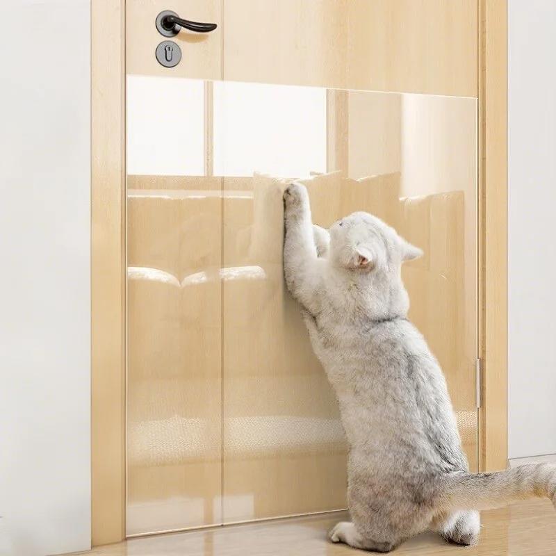 1pc Furniture Protectors From Cats Scratch Anti Scratch Cat Training Tape Safe Clear Tapes Couch Protectors Sofa Scratching Guar