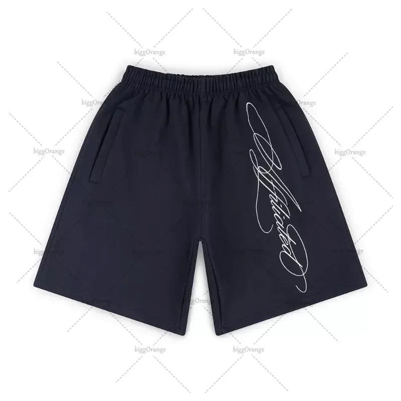 Americké Kraťasy Pánské Y2K Retro Ležérní High Street Trendy Vysoký Pas Oversized Rovné Ležérní Kraťasy