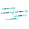 5 Pcs Slide Potentiometer B10K Double Channel Straight Slide Mixer Fader for Multiple Purposes B10K