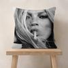 Kate Moss Fashion Modern Art Personalized Pillow Cover Kids Bedroom Wild Party Decor Pillowcase Kid Birthday Shower Gift